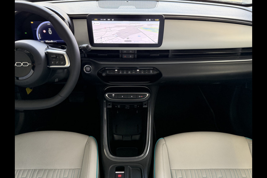 Fiat 600 1.2 HYBRID LA PRIMA STOELVERW. ELEK.KLEP LEER MASSAGE CAMERA CARPLAY ADAP.CRUISE ELEK.STOEL 18''LMV ✅ Top Auto Fiat Wijchen , 30 Jaar ervaring in Fiat , Wij leveren de : Icon / La Prima / Pop / Sport . Urban / Benzine / Hybrid . Met Fabrieksgarantie ✅