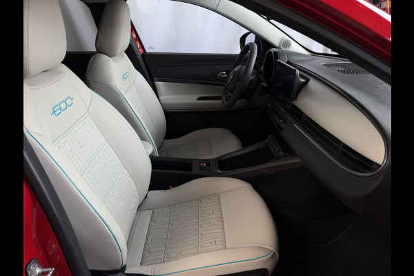Fiat 600 1.2 HYBRID LA PRIMA STOELVERW. ELEK.KLEP LEER MASSAGE CAMERA CARPLAY ADAP.CRUISE ELEK.STOEL 18''LMV ✅ Top Auto Fiat Wijchen , 30 Jaar ervaring in Fiat , Wij leveren de : Icon / La Prima / Pop / Sport . Urban / Benzine / Hybrid . Met Fabrieksgarantie ✅