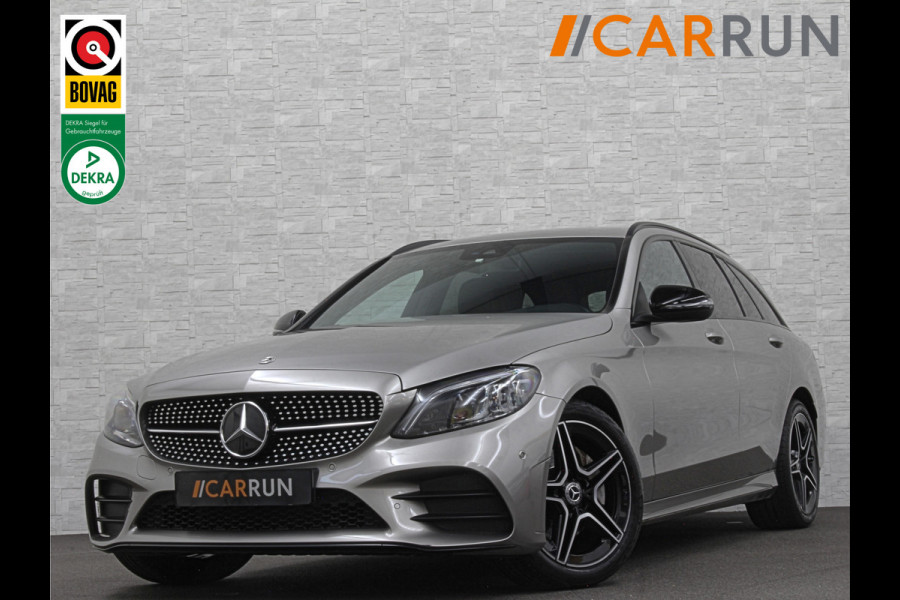 Mercedes-Benz C-Klasse Estate 180 AMG-Line | Origineel NL | Multibeam-LED | Widescreen | Sfeerverlichting | Night-Pakket | Stoelverwarming | Achteruitrij-Camera | Carplay | Comand Navi | Dealer Onderhouden | Draadloos Laden |
