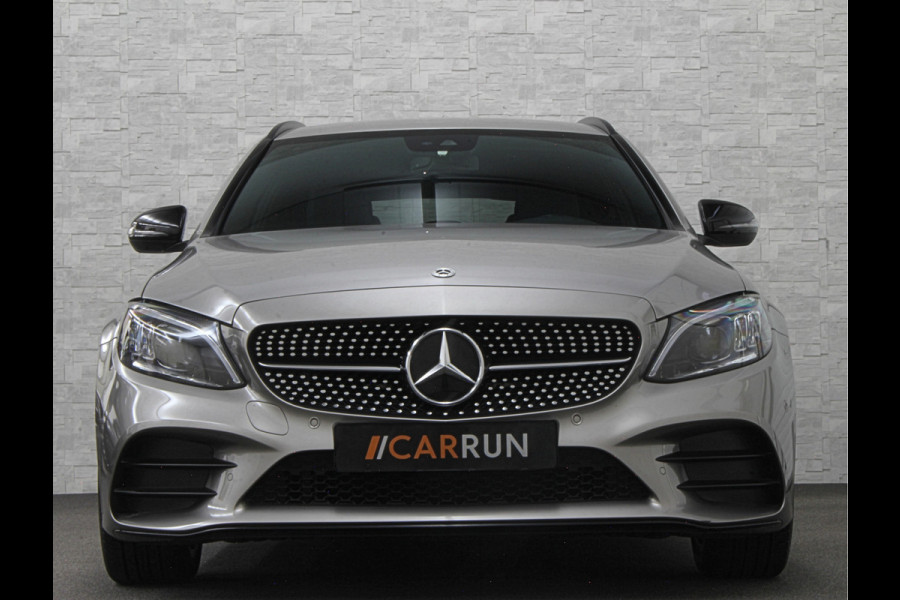 Mercedes-Benz C-Klasse Estate 180 AMG-Line | Origineel NL | Multibeam-LED | Widescreen | Sfeerverlichting | Night-Pakket | Stoelverwarming | Achteruitrij-Camera | Carplay | Comand Navi | Dealer Onderhouden | Draadloos Laden |