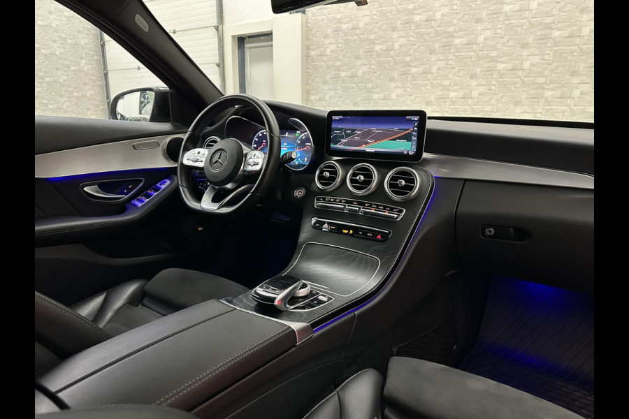 Mercedes-Benz C-Klasse Estate 180 AMG-Line | Origineel NL | Multibeam-LED | Widescreen | Sfeerverlichting | Night-Pakket | Stoelverwarming | Achteruitrij-Camera | Carplay | Comand Navi | Dealer Onderhouden | Draadloos Laden |