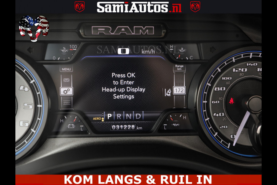 Dodge Ram HULK WIDE BODY KIT | HEMI 5.7 V8 402PK | MEEST DIKKE EN VOLLE UITVOERING | CREW CAB | DUBBELE CABINE | DC 5 PERSOONS | HUD | LUCHTVERING | VERBREED | EXTRA BREDE WIELEN | MWK KLEP |