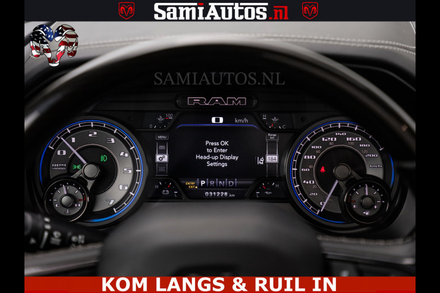 Dodge Ram HULK WIDE BODY KIT | HEMI 5.7 V8 402PK | MEEST DIKKE EN VOLLE UITVOERING | CREW CAB | DUBBELE CABINE | DC 5 PERSOONS | HUD | LUCHTVERING | VERBREED | EXTRA BREDE WIELEN | MWK KLEP |