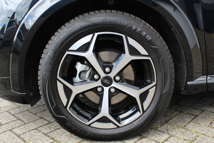 Ford Puma 1.0-125pk EcoBoost Mild-Hybrid ST-Line X AUTOMAAT ! Heerlijk comfortabele, sportieve en luxe hoogzitter, fabr. garamtie t/m 15-07-2029 ! Autm. airco, stoel-, stuur- en voorraamverw., navigatie, telefoonvoorb., lane- en side assist, adapt. cruise cntrl etc.