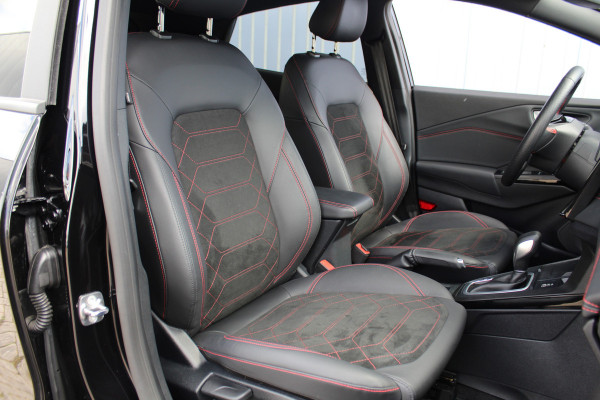 Ford Puma 1.0-125pk EcoBoost Mild-Hybrid ST-Line X AUTOMAAT ! Heerlijk comfortabele, sportieve en luxe hoogzitter, fabr. garamtie t/m 15-07-2029 ! Autm. airco, stoel-, stuur- en voorraamverw., navigatie, telefoonvoorb., lane- en side assist, adapt. cruise cntrl etc.