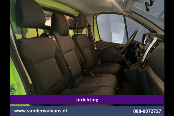 Renault Trafic 1.6 dCi L1H1 Inrichting Euro6 Airco | Navigatie | LED | Trekhaak | Cruisecontrol Parkeersensoren, Bijrijdersbank