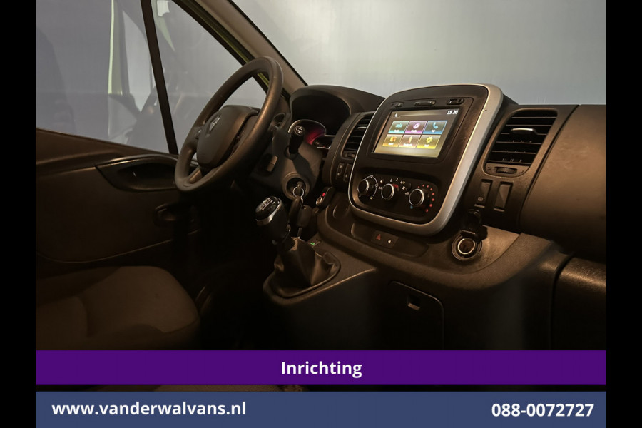 Renault Trafic 1.6 dCi L1H1 Inrichting Euro6 Airco | Navigatie | LED | Trekhaak | Cruisecontrol Parkeersensoren, Bijrijdersbank
