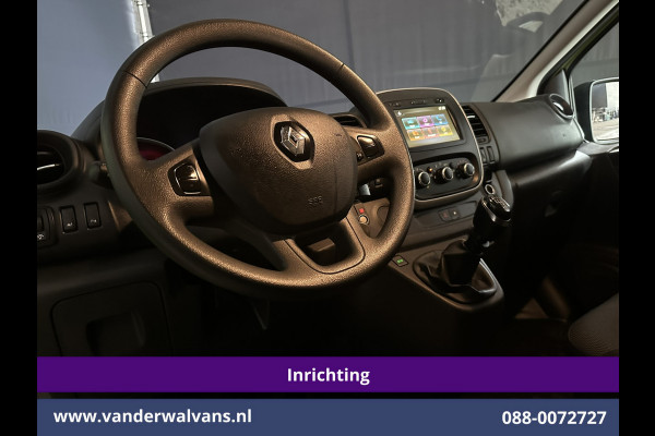 Renault Trafic 1.6 dCi L1H1 Inrichting Euro6 Airco | Navigatie | LED | Trekhaak | Cruisecontrol Parkeersensoren, Bijrijdersbank