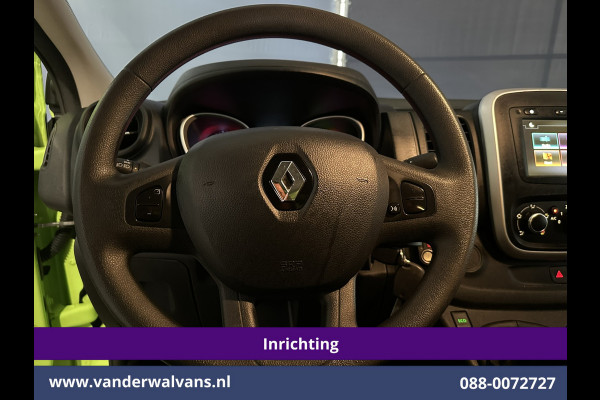 Renault Trafic 1.6 dCi L1H1 Inrichting Euro6 Airco | Navigatie | LED | Trekhaak | Cruisecontrol Parkeersensoren, Bijrijdersbank