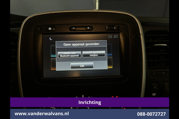 Renault Trafic 1.6 dCi L1H1 Inrichting Euro6 Airco | Navigatie | LED | Trekhaak | Cruisecontrol Parkeersensoren, Bijrijdersbank