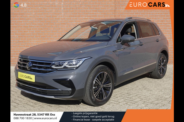 Volkswagen Tiguan 1.5 TSI 150pk DSG Elegance Navigatie Apple Carplay / Android Auto Parkeersensoren Camera Adaptieve Cruise Control Stuur-en stoelverwarming Matrix LED-koplampen Virtual Cockpit Getinte ramen Climate Control ErgoActive stoelen