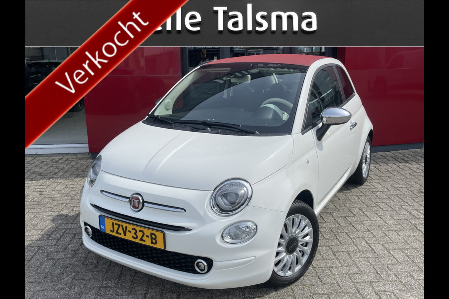 Fiat 500C 1.0 Hybrid Dolcevita | Climate Control | Apple/Android CarPlay | Rood Dak | Navigatie
