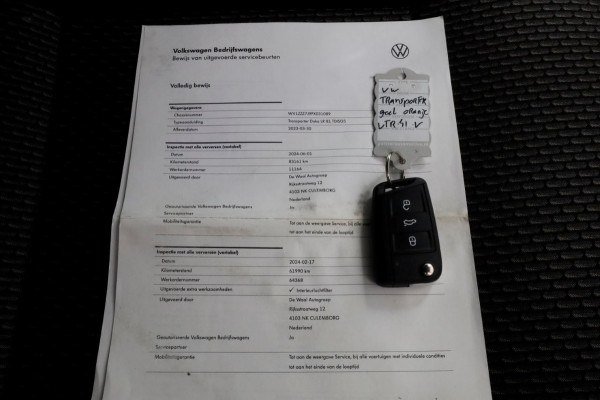 Volkswagen Transporter T6.1 2.0 TDI 110pk L2H1 D.C. Open Laadbak Airco/Carplay 03-2023