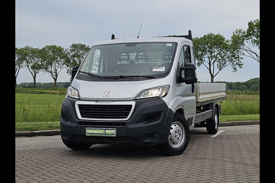 Peugeot Boxer 2.0 BlueHDI L3 Open-Laadbak 4.20m XL Trekhaak Airco Euro6! L3 Open-Laadbak XL Trekhaak Airco Euro6!