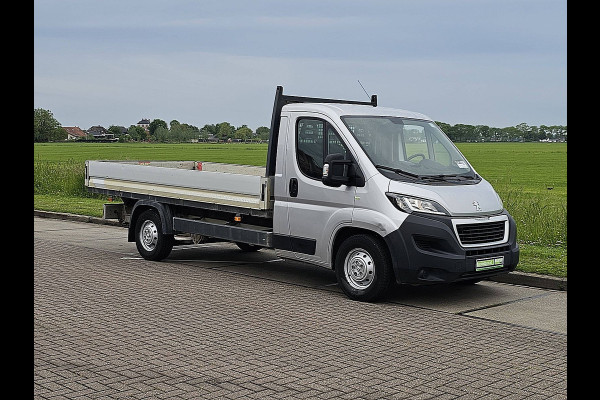 Peugeot Boxer 2.0 BlueHDI L3 Open-Laadbak 4.20m XL Trekhaak Airco Euro6! L3 Open-Laadbak XL Trekhaak Airco Euro6!
