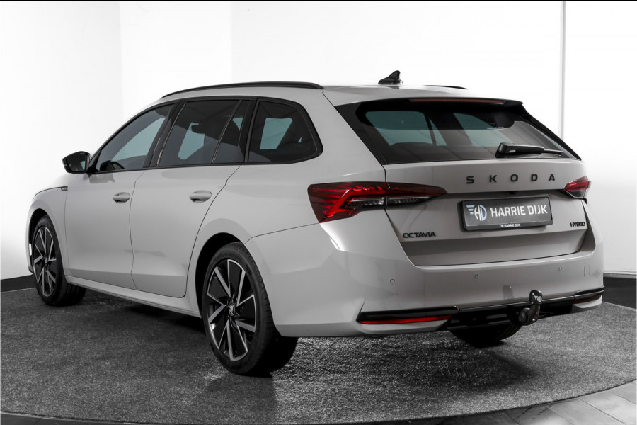 Škoda Octavia Combi 1.5 TSI MHEV 150 PK Sportline Tour | Elek. Trekhaak | Matrix Led | Adapt. Cruise | Winterpakket | 13 inch Navi | Camera | NAV + App. Connect | ECC | Elek. Klep | LM 18" |