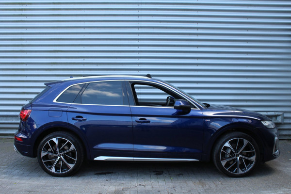 Audi Q5 50 TFSI e 299pk S edition Luchtvering RS Stoelen Panoramadak 21"LMV SoH 93% NL-Auto NAP