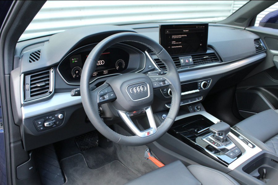 Audi Q5 50 TFSI e 299pk S edition Luchtvering RS Stoelen Panoramadak 21"LMV SoH 93% NL-Auto NAP