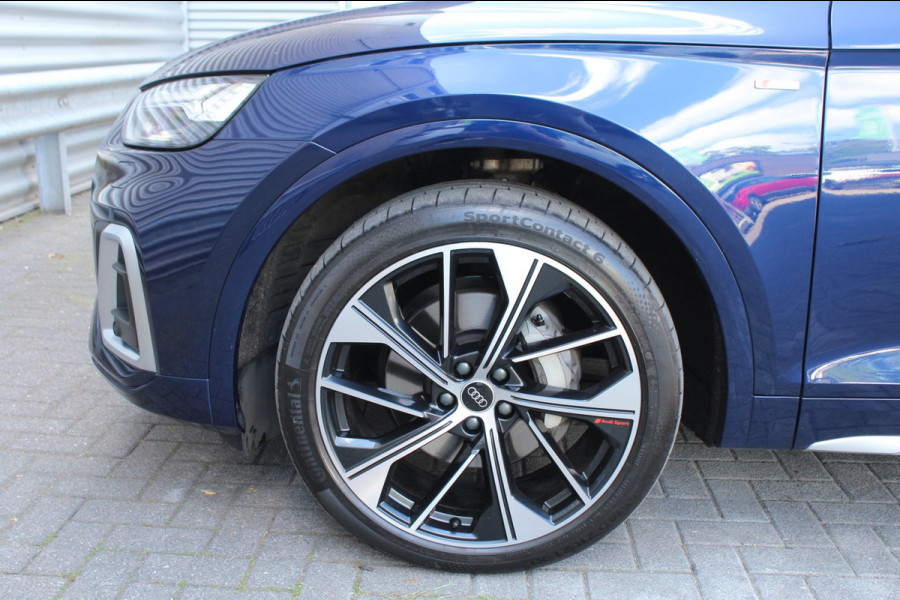 Audi Q5 50 TFSI e 299pk S edition Luchtvering RS Stoelen Panoramadak 21"LMV SoH 93% NL-Auto NAP