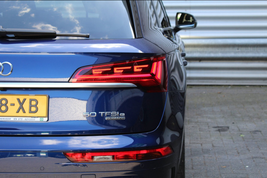 Audi Q5 50 TFSI e 299pk S edition Luchtvering RS Stoelen Panoramadak 21"LMV SoH 93% NL-Auto NAP