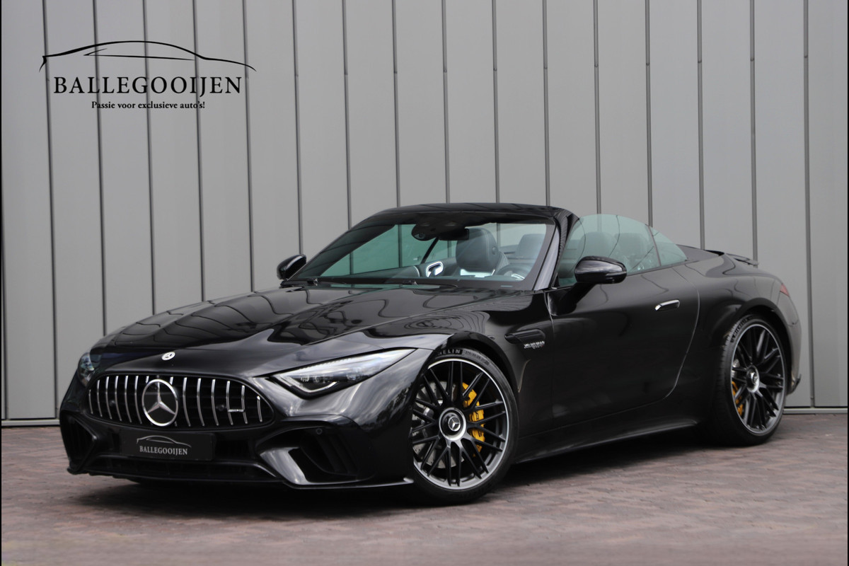 Mercedes-Benz SL-Klasse Roadster AMG 63 4MATIC+ | 585PK | BTW | Head-up | Lift | Massage | PPF | Carbon | Aero-pakket | Air-scarf | Burmester | Distroni