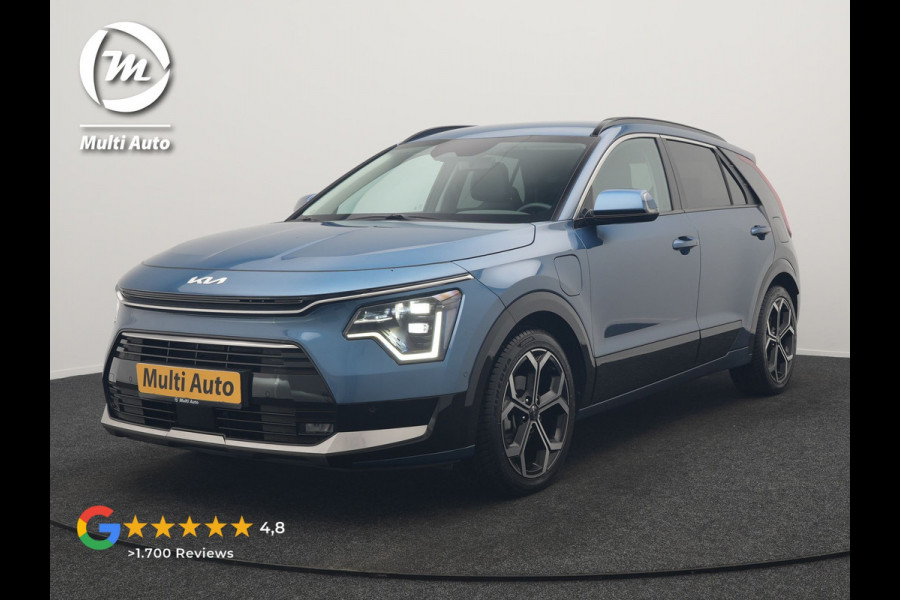 Kia Niro 1.6 GDi DynamicLine PHEV 182pk Dealer O.H. | Adaptive Cruise | Camera | Harman / Kardon | Lederen Sportstoelen & Stuur Verwarmd | Keyless | Blis | Sfeerverlichting | Apple Carplay | Navigatie | DAB | Plug In Hybrid |