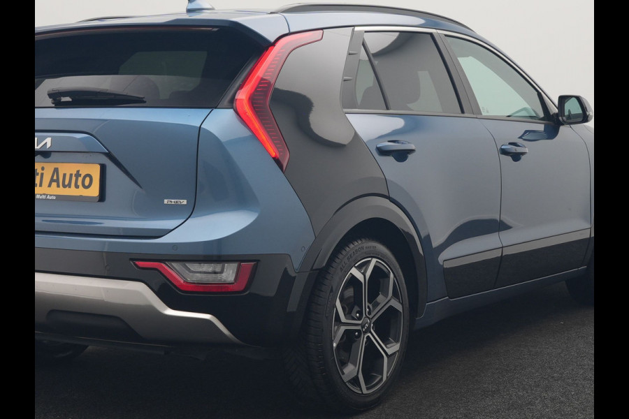 Kia Niro 1.6 GDi DynamicLine PHEV 182pk Dealer O.H. | Adaptive Cruise | Camera | Harman / Kardon | Lederen Sportstoelen & Stuur Verwarmd | Keyless | Blis | Sfeerverlichting | Apple Carplay | Navigatie | DAB | Plug In Hybrid |