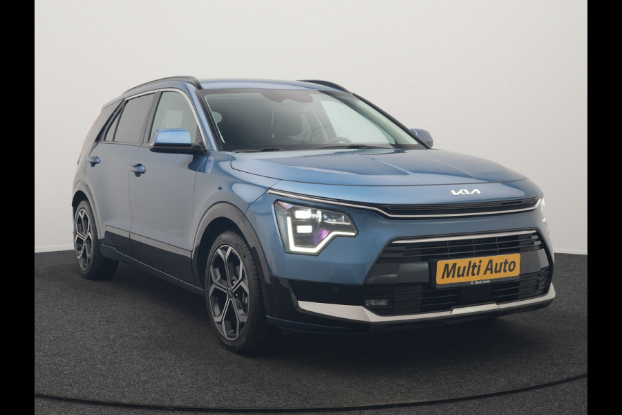 Kia Niro 1.6 GDi DynamicLine PHEV 182pk Dealer O.H. | Adaptive Cruise | Camera | Harman / Kardon | Lederen Sportstoelen & Stuur Verwarmd | Keyless | Blis | Sfeerverlichting | Apple Carplay | Navigatie | DAB | Plug In Hybrid |