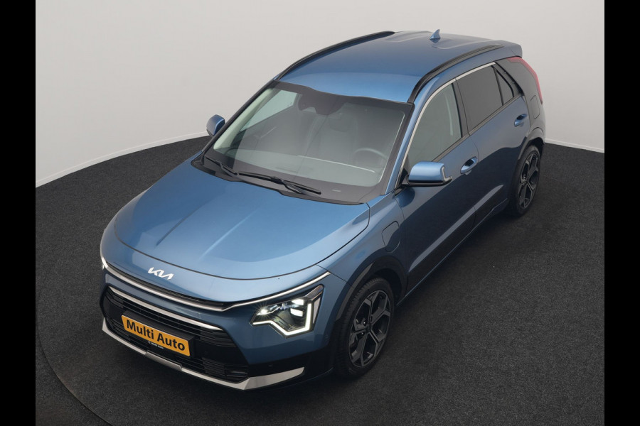 Kia Niro 1.6 GDi DynamicLine PHEV 182pk Dealer O.H. | Adaptive Cruise | Camera | Harman / Kardon | Lederen Sportstoelen & Stuur Verwarmd | Keyless | Blis | Sfeerverlichting | Apple Carplay | Navigatie | DAB | Plug In Hybrid |