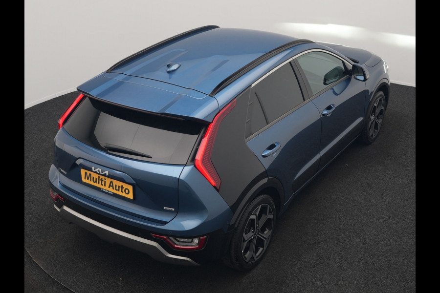 Kia Niro 1.6 GDi DynamicLine PHEV 182pk Dealer O.H. | Adaptive Cruise | Camera | Harman / Kardon | Lederen Sportstoelen & Stuur Verwarmd | Keyless | Blis | Sfeerverlichting | Apple Carplay | Navigatie | DAB | Plug In Hybrid |