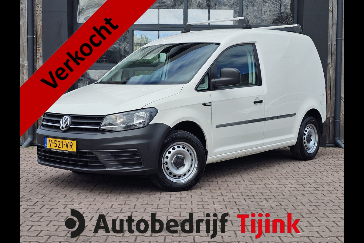 Volkswagen Caddy 2.0 TDI L1H1 BMT Trendline | Airco | Cruise | Trekhaak | All-seasons | Betimmering | Dakdragers |