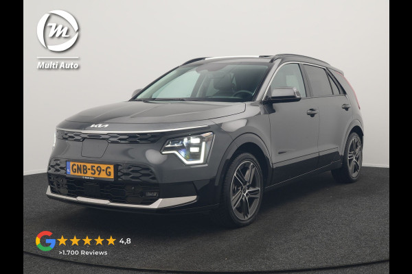 Kia Niro EV DynamicPlusLine 64.8 kWh 204pk | Panodak | Head Up | Adaptive Cruise | Camera | Lederen Sportstoelen & Stuur Verwarmd | Keyless | Blis | Sfeerverlichting | Apple Carplay | Navigatie | DAB |