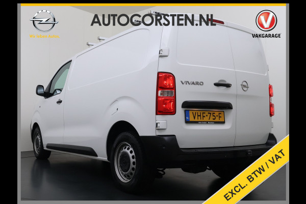 Opel Vivaro 2.0CDTI 123PK L2H1 3-Persoons Trekhaak 360°Camera Euro 6 Navi Airco Apple Carplay Android Auto Cruise Control Pdc Edition Dakdragers Betonplex vloer Inbouwkasten Regen-Lichtsensor 1e Eigenaar 2.500KG Trekgewicht Dealeronderhouden