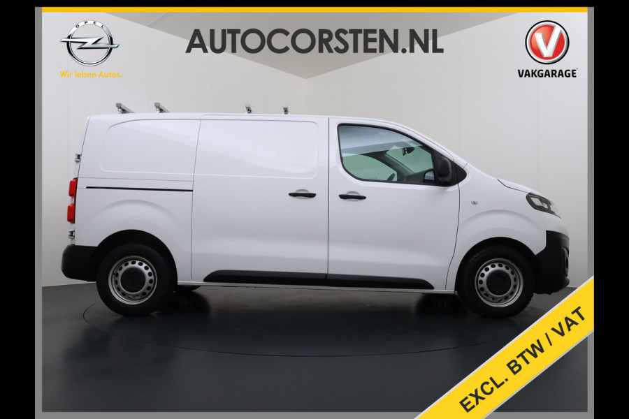 Opel Vivaro 2.0CDTI 123PK L2H1 3-Persoons Trekhaak 360°Camera Euro 6 Navi Airco Apple Carplay Android Auto Cruise Control Pdc Edition Dakdragers Betonplex vloer Inbouwkasten Regen-Lichtsensor 1e Eigenaar 2.500KG Trekgewicht Dealeronderhouden