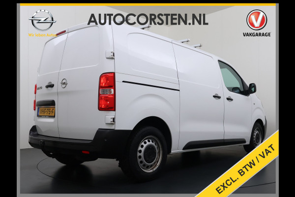 Opel Vivaro 2.0CDTI 123PK L2H1 3-Persoons Trekhaak 360°Camera Euro 6 Navi Airco Apple Carplay Android Auto Cruise Control Pdc Edition Dakdragers Betonplex vloer Inbouwkasten Regen-Lichtsensor 1e Eigenaar 2.500KG Trekgewicht Dealeronderhouden