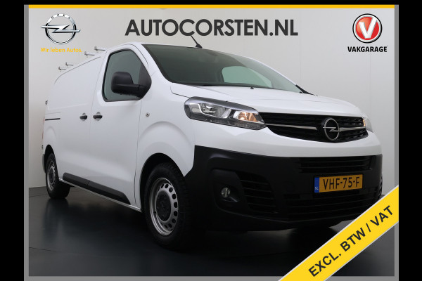 Opel Vivaro 2.0CDTI 123PK L2H1 3-Persoons Trekhaak 360°Camera Euro 6 Navi Airco Apple Carplay Android Auto Cruise Control Pdc Edition Dakdragers Betonplex vloer Inbouwkasten Regen-Lichtsensor 1e Eigenaar 2.500KG Trekgewicht Dealeronderhouden