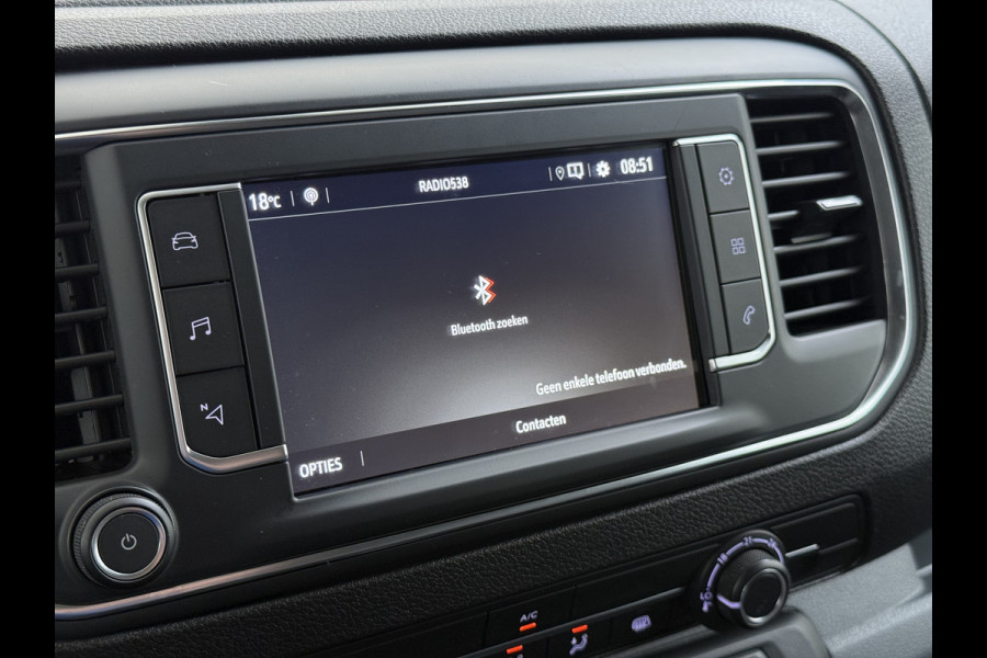 Opel Vivaro 2.0CDTI 123PK L2H1 3-Persoons Trekhaak 360°Camera Euro 6 Navi Airco Apple Carplay Android Auto Cruise Control Pdc Edition Dakdragers Betonplex vloer Inbouwkasten Regen-Lichtsensor 1e Eigenaar 2.500KG Trekgewicht Dealeronderhouden