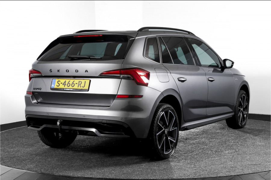 Škoda Kamiq 1.5 TSI ACT 150 PK Monte Carlo - Automaat | Pano | Dig. Cockpit | Cruise | Stoelverw. | PDC | Camera | App. Connect | ECC | Afn. Trekhaak | LM 18" |
