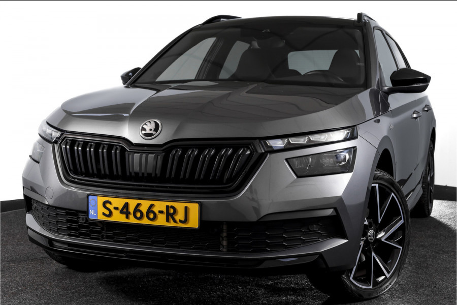 Škoda Kamiq 1.5 TSI ACT 150 PK Monte Carlo - Automaat | Pano | Dig. Cockpit | Cruise | Stoelverw. | PDC | Camera | App. Connect | ECC | Afn. Trekhaak | LM 18" |