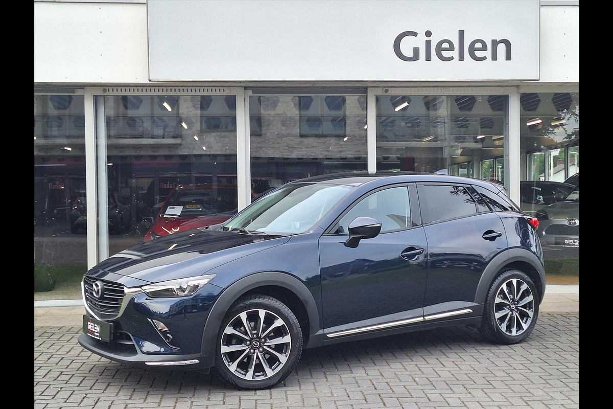 Mazda CX-3 2.0 SKYACTIV-G 121pk Luxury | Trekhaak, Dodehoekherkenning, Parkeersensoren, Apple Carplay/Android Auto, Stoelverwarming