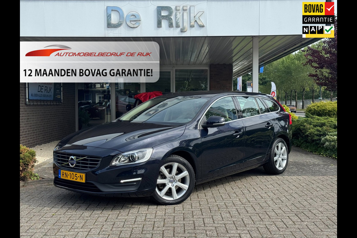 Volvo V60 1.5 T2 Polar+ | Navi, Cruise, Clima, Leder, Bluetooth, Stoelverw. | Dealeronderhouden | NAP |