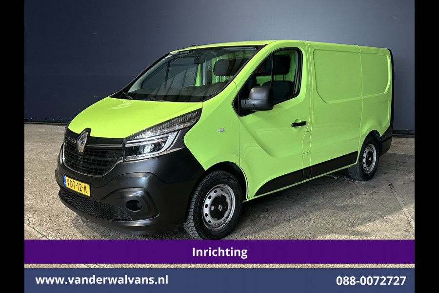 Renault Trafic 1.6 dCi L1H1 Inrichting Euro6 Airco | Navigatie | LED | Trekhaak | Cruisecontrol Parkeersensoren, Bijrijdersbank