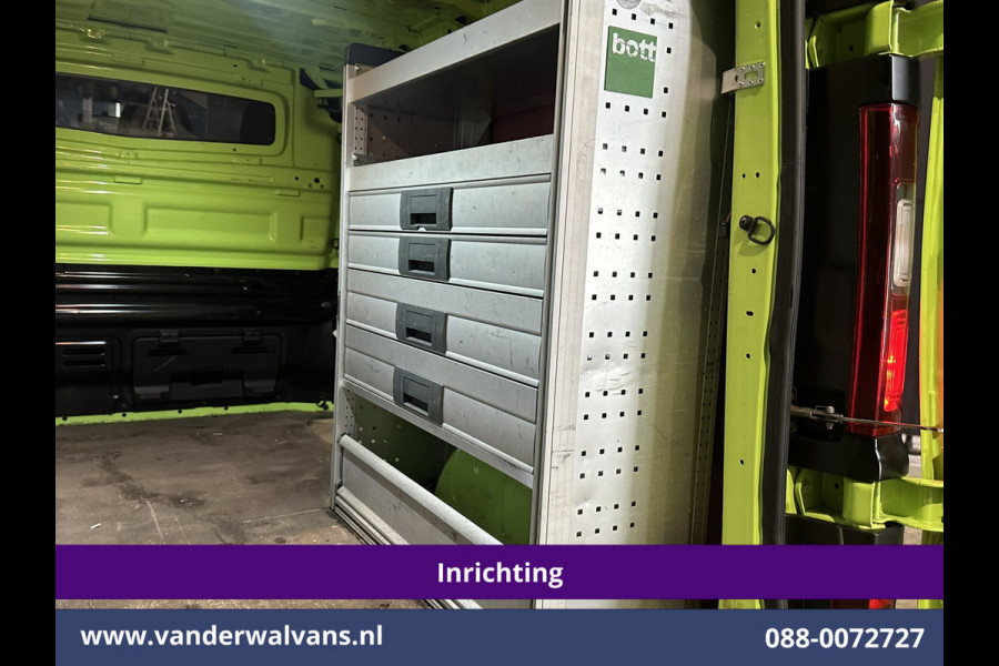 Renault Trafic 1.6 dCi L1H1 Inrichting Euro6 Airco | Navigatie | LED | Trekhaak | Cruisecontrol Parkeersensoren, Bijrijdersbank