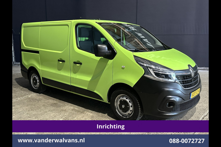 Renault Trafic 1.6 dCi L1H1 Inrichting Euro6 Airco | Navigatie | LED | Trekhaak | Cruisecontrol Parkeersensoren, Bijrijdersbank