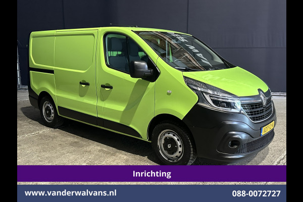 Renault Trafic 1.6 dCi L1H1 Inrichting Euro6 Airco | Navigatie | LED | Trekhaak | Cruisecontrol Parkeersensoren, Bijrijdersbank