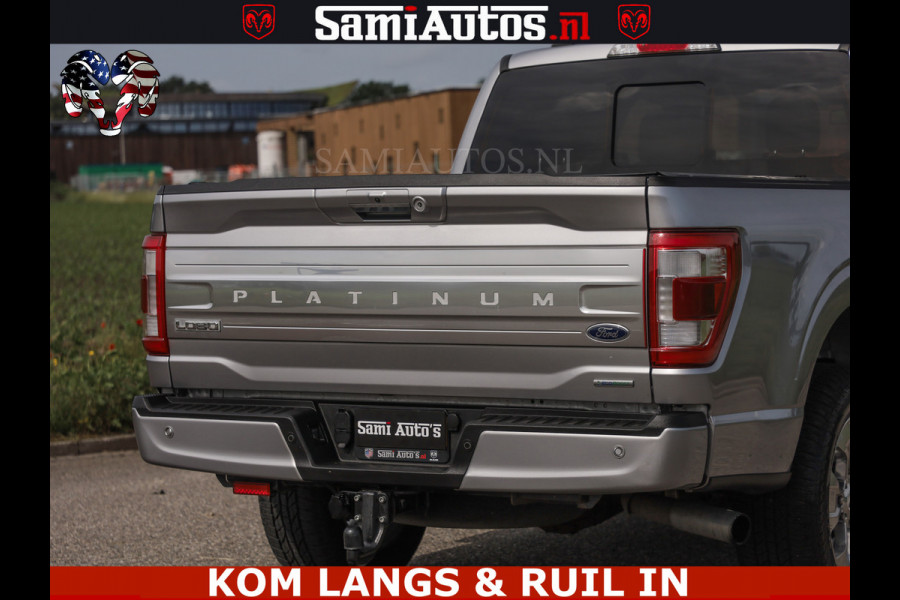 Ford USA F-150 PLATINUM | MASSAGE | PANO | GROOTSCHERM | COMFORT STOELEN | ADAPTIVE CRUISE | DC | DUBBELE CABINE | 5 PERSOONS | DC | DASH CAM | MASSAGE |