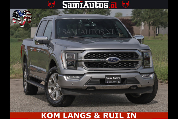 Ford USA F-150 PLATINUM | MASSAGE | PANO | GROOTSCHERM | COMFORT STOELEN | ADAPTIVE CRUISE | DC | DUBBELE CABINE | 5 PERSOONS | DC | DASH CAM | MASSAGE |