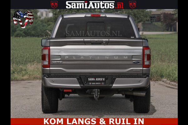 Ford USA F-150 PLATINUM | MASSAGE | PANO | GROOTSCHERM | COMFORT STOELEN | ADAPTIVE CRUISE | DC | DUBBELE CABINE | 5 PERSOONS | DC | DASH CAM | MASSAGE |