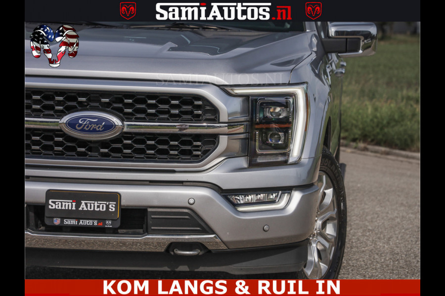 Ford USA F-150 PLATINUM | MASSAGE | PANO | GROOTSCHERM | COMFORT STOELEN | ADAPTIVE CRUISE | DC | DUBBELE CABINE | 5 PERSOONS | DC | DASH CAM | MASSAGE |