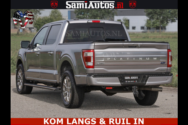 Ford USA F-150 PLATINUM | MASSAGE | PANO | GROOTSCHERM | COMFORT STOELEN | ADAPTIVE CRUISE | DC | DUBBELE CABINE | 5 PERSOONS | DC | DASH CAM | MASSAGE |